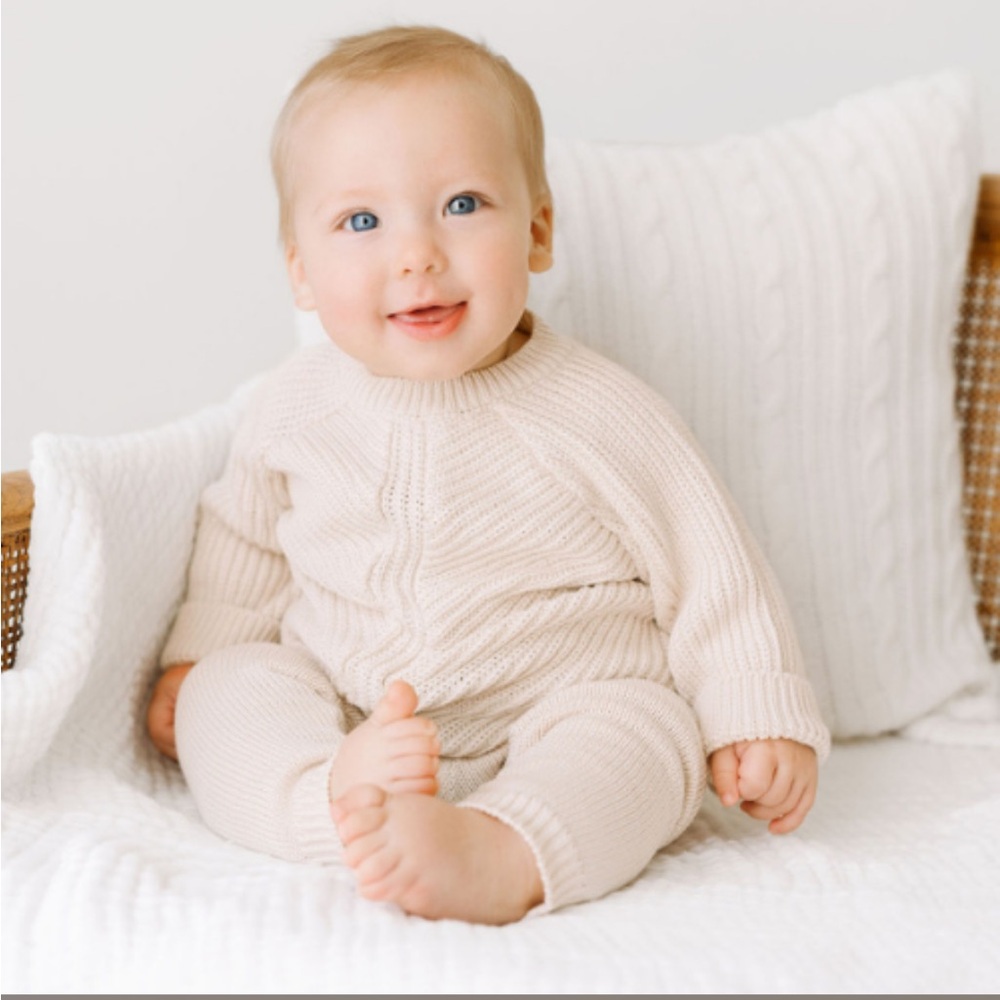 NWOT Chunky Knit Set by feltman brothers 9 months baby boy